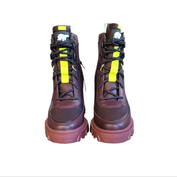 SOREL New Cinder Sea Sprite Waterproof Brex Heel Lace Bootie Size 5 - Picture 2 of 16